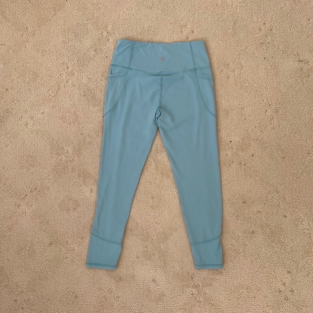 Gottex Teal leggings, size medium